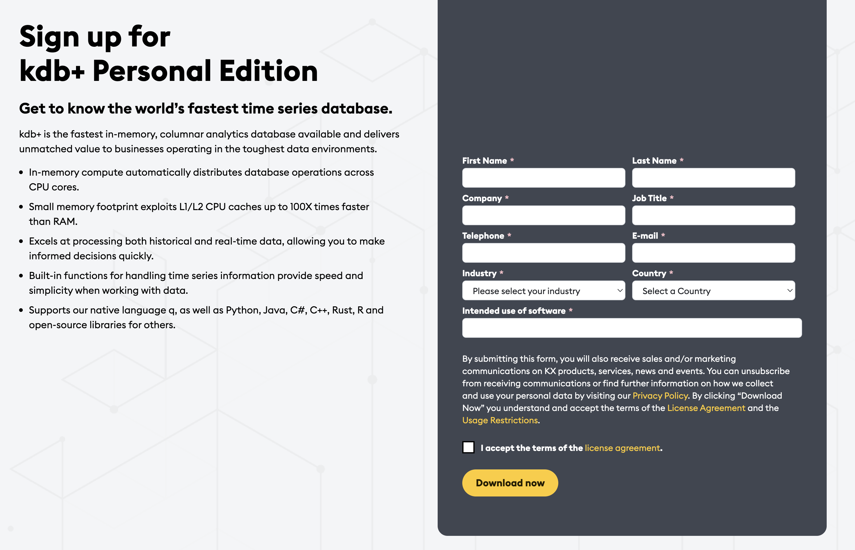 KX License Download Page